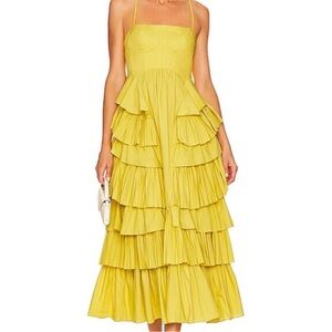 Ulla Johnson Avery Gown - Limonite Size 2 - New with Tags!
